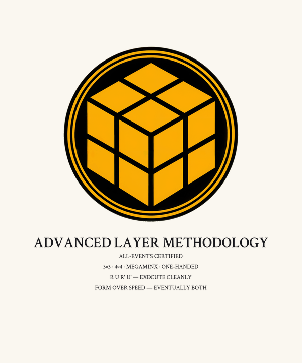 Speedcubing Algorithm Merit Patch Shirt