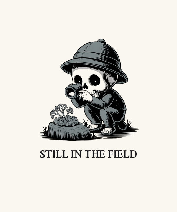 Skull Naturalist Lichen Field Study Shirt