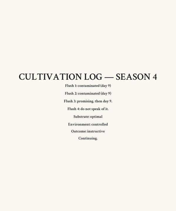 Mushroom Cultivation Log Contamination Season Shirt