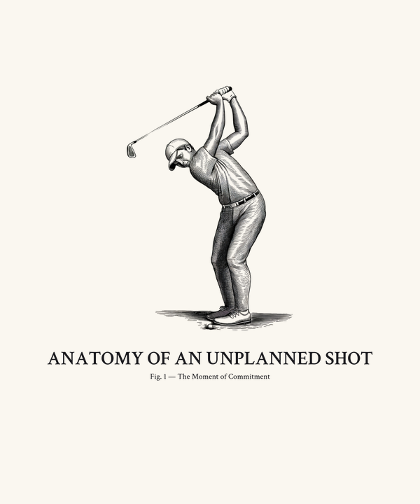 Anatomy of an Unplanned Shot Shirt — Funny Golf Science Tee, Bad Golfer Vintage