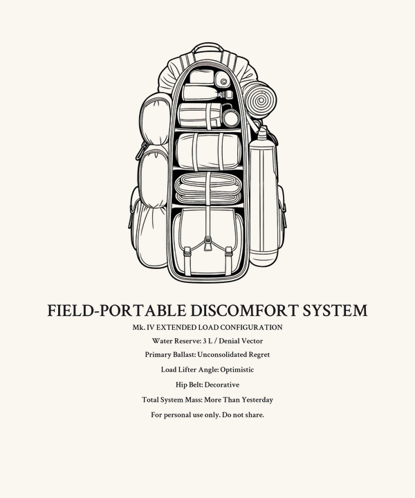 Ruck Pack Cutaway Diagram Shirt