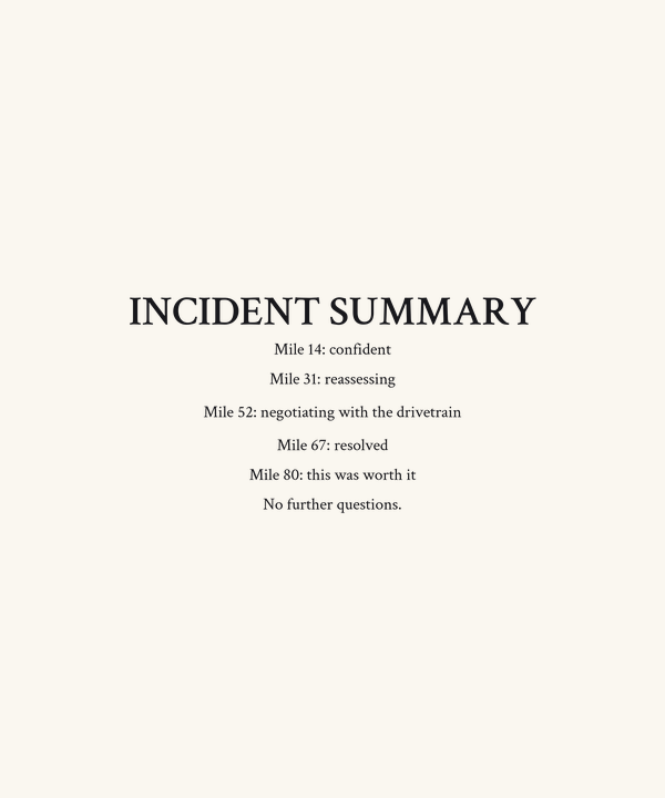 Gravel Ride Incident Report Cycling Shirt